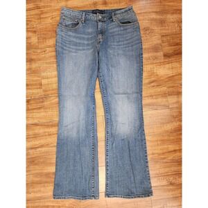 Levi's stretch jeans: Bold Curve Classic Bootcut fit, medium wash, Womens 14 EUC